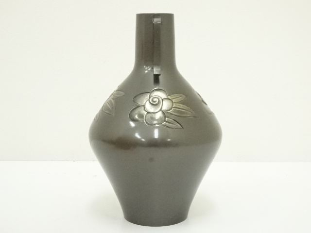 道具 ] - 道具 勝峰造 鋳銅花瓶（共箱） | ネットショップ圭 netshop
